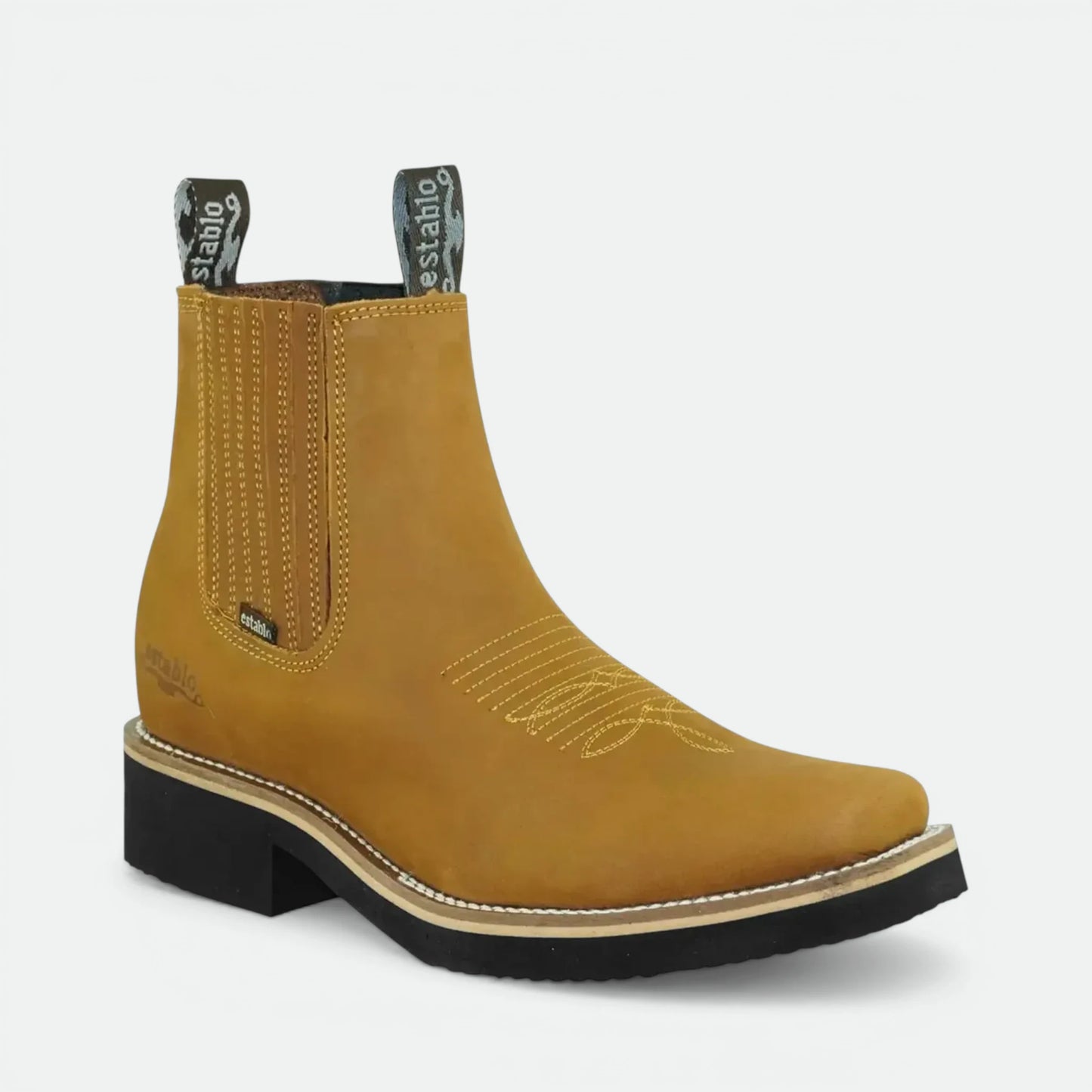 Bota Botin Establo Modelo 981 Piel Res Horma Rodeo