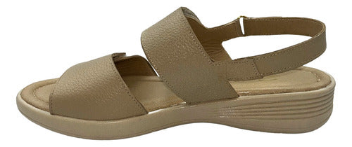 Sandalia Huarache Piel Para Dama Relax 390