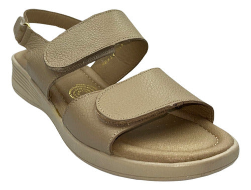 Sandalia Huarache Piel Para Dama Relax 390