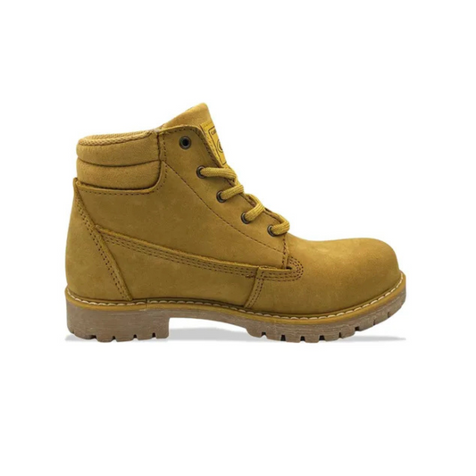 Bota De Trabajo Caribu 616 Regia Para Dama Paja Buck Miel