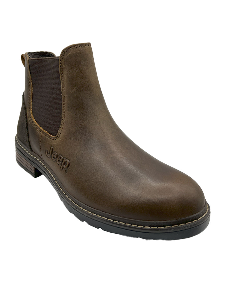 Bota Botín Jeep 20101 Caballero Chelsea De Piel