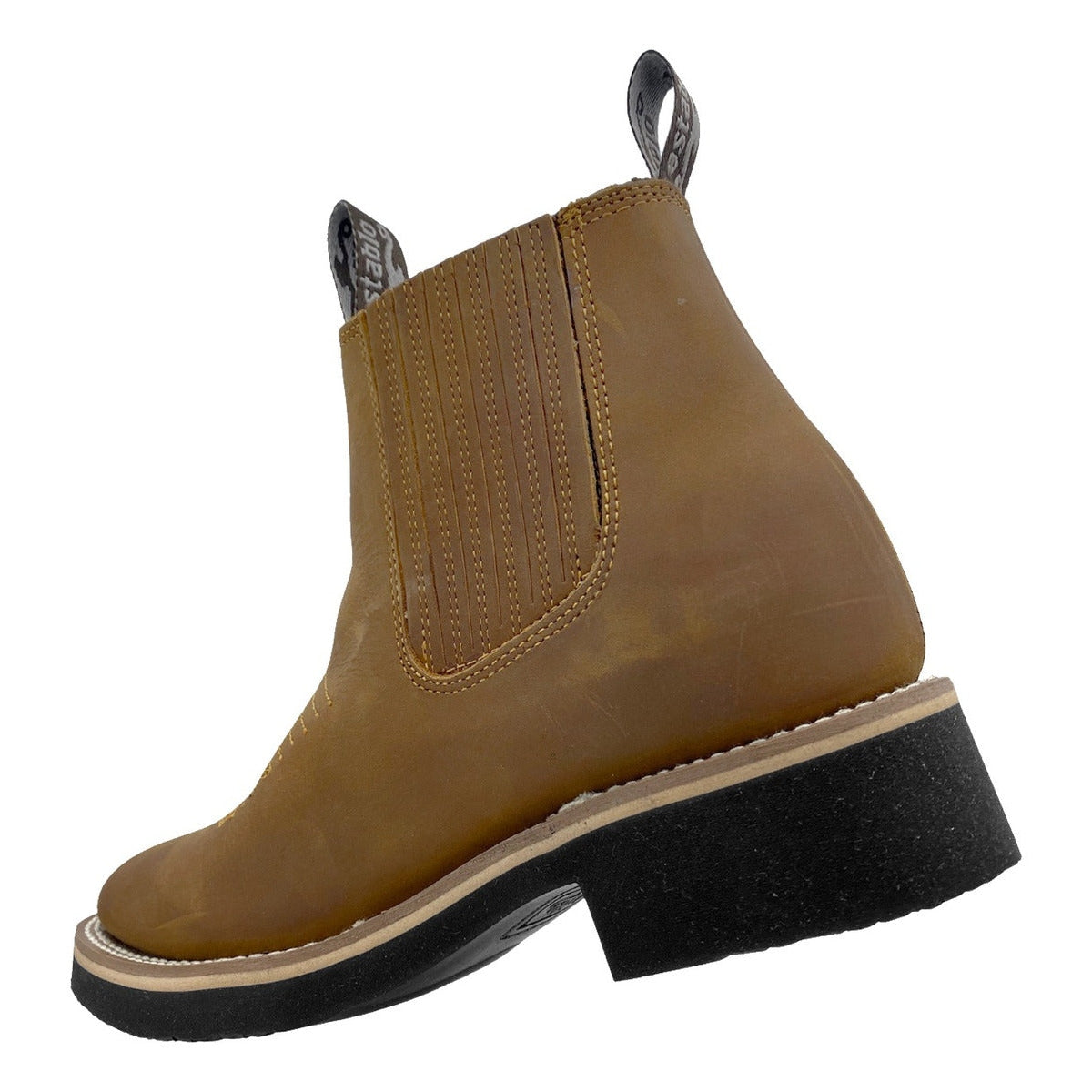 Bota Botin Establo Modelo 980 De Piel Horma Rodeo