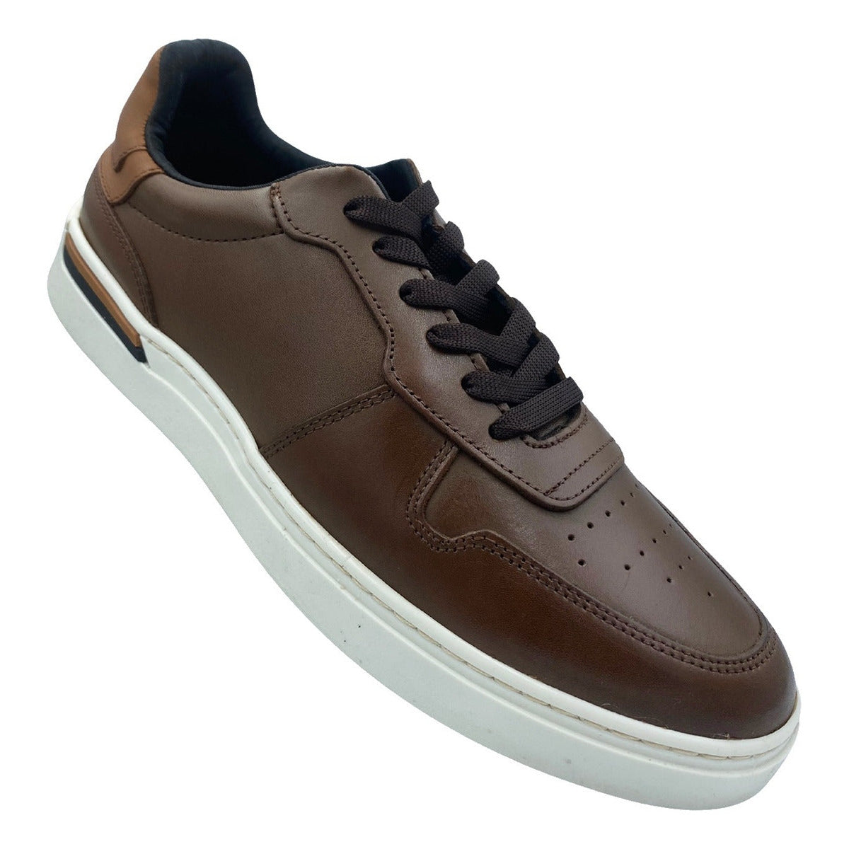 Zapato Tenis Casual De Piel Formal Para Hombre Vertical 4800