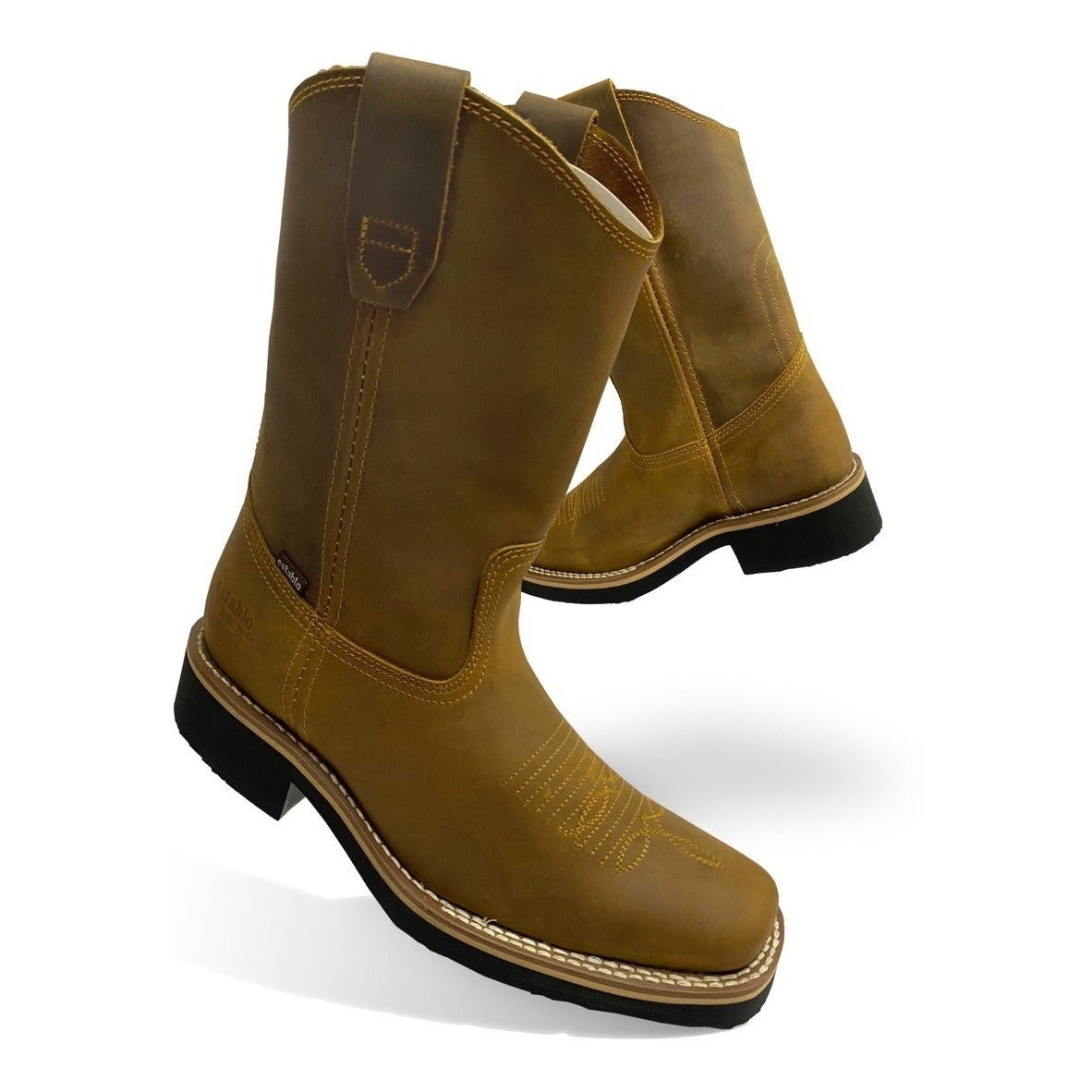 Bota Roper Establo Modelo 977 De Piel Res Horma Rodeo