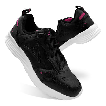 Tenis Casuales Dama Pirma 8502 Piel Negro